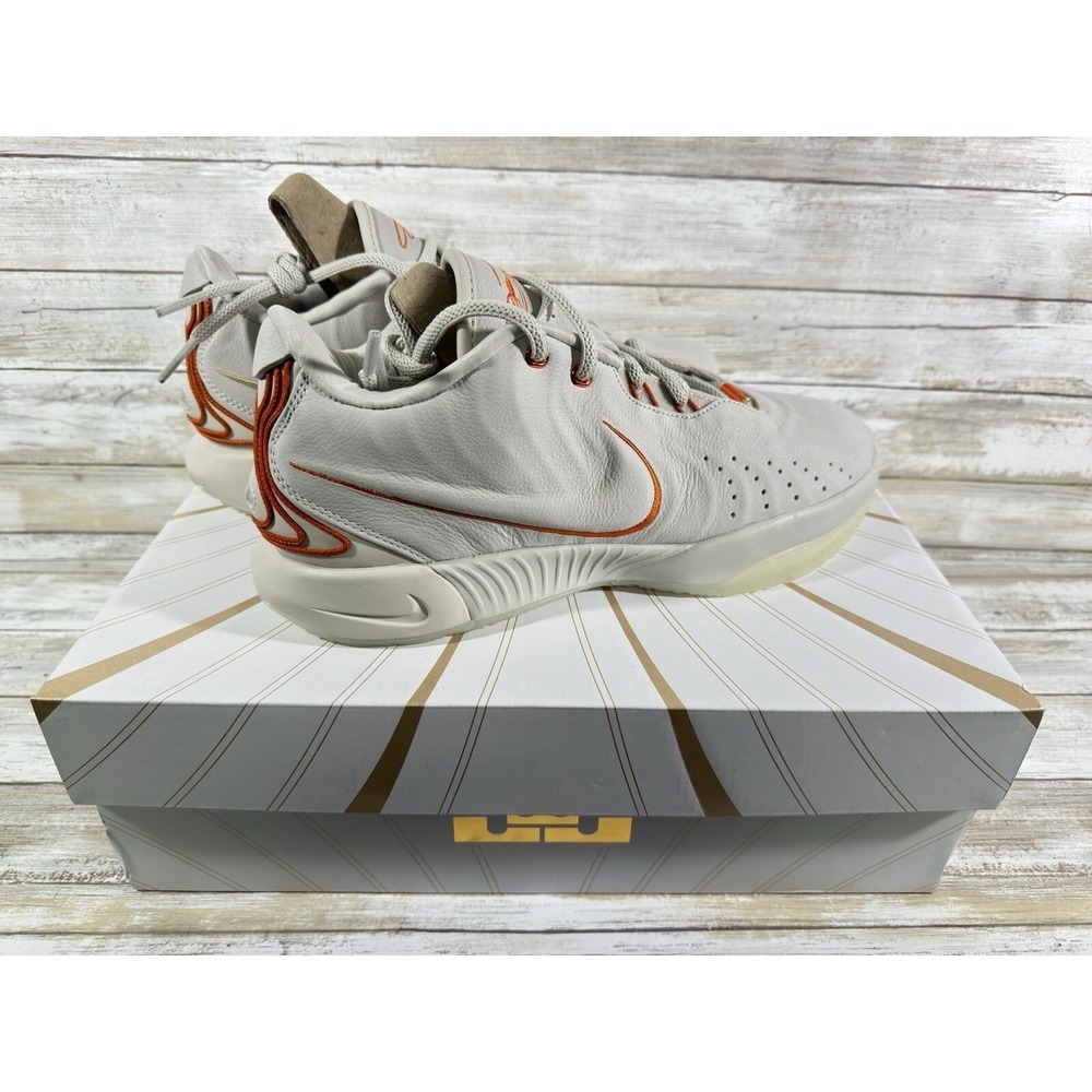 Nike LeBron 21 EP Abalone‎ Light Bone Orange Basketball Shoes Mens Low Top 11.5